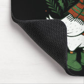 Retro Boho Floral Funny Xmas Silly Goose Lover Chr Muismat (Hoek)