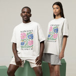 Retro Boho Floral Inspiratie Quote T-shirt<br><div class="desc">Retro Boho Floral Inspiratie Quote T-shirt</div>