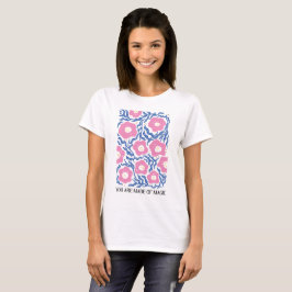 Retro Boho Floral Je bent gemaakt van magie T-shirt