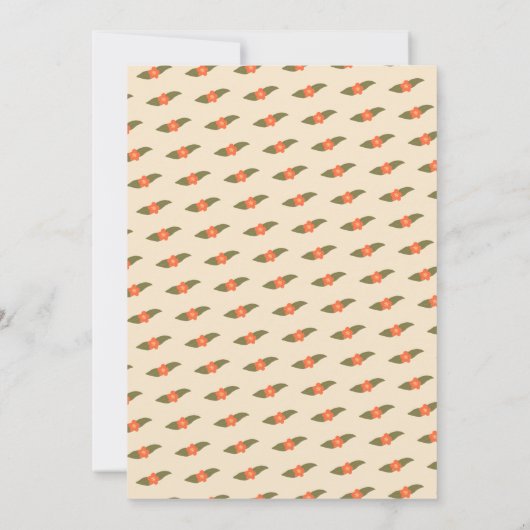 Retro Boho Fun Handgemaakte CUSTOM Vrijgezellenfee Bedankkaart (Achterkant)