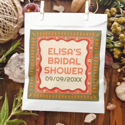 Retro Boho Fun Handgemaakte CUSTOM Vrijgezellenfee Bedankzakje