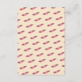 Retro Boho Fun Handgemaakte CUSTOM Vrijgezellenfee Informatiekaartje (Achterkant)