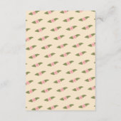 Retro Boho Fun Handgemaakte CUSTOM Vrijgezellenfee Informatiekaartje (Achterkant)