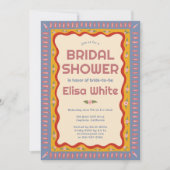 Retro Boho Fun Handgemaakte CUSTOM Vrijgezellenfee Kaart (Voorkant)