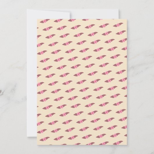 Retro Boho Fun Handgemaakte CUSTOM Vrijgezellenfee Kaart (Achterkant)