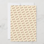 Retro Boho Fun Handgemaakte CUSTOM Vrijgezellenfee Kaart (Achterkant)