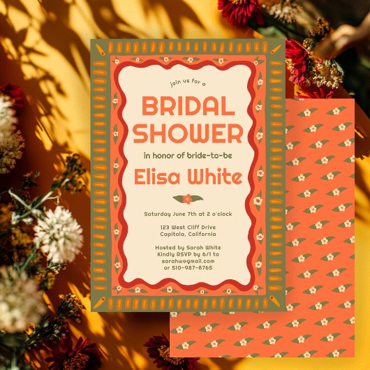 Retro Boho Fun Handgemaakte CUSTOM Vrijgezellenfee Kaart