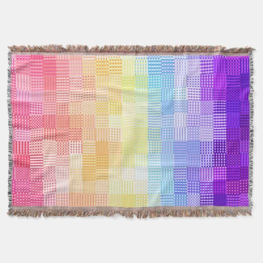 Retro Boho Funky Quirk Xenogender Gekruist Trots Deken (Voorkant)