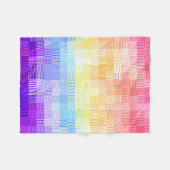 Retro Boho Funky Quirk Xenogender Gekruist Trots Fleece Deken (Voorkant (Horizontaal))