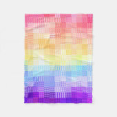 Retro Boho Funky Quirk Xenogender Gekruist Trots Fleece Deken (Voorkant)