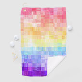 Retro Boho Funky Quirk Xenogender Gekruist Trots Golfhanddoek (Insitu)