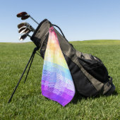 Retro Boho Funky Quirk Xenogender Gekruist Trots Golfhanddoek (Groen)
