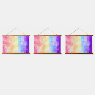 Retro Boho Funky Quirk Xenogender Gekruist Trots Hangend Wandkleed