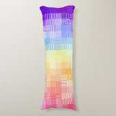 Retro Boho Funky Quirk Xenogender Gekruist Trots Lichaamskussen (Voorkant Verticaal)