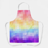 Retro Boho Funky Quirk Xenogender Gekruist Trots Schort (Voorkant)