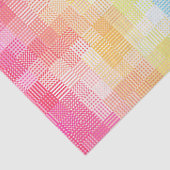 Retro Boho Funky Quirky Xenogender Plaid Pride Tissuepapier (Detail)