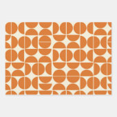 Retro Boho Geometric Pattern 60s 70s 70s Inpakpapier Vel (Voorkant 3)