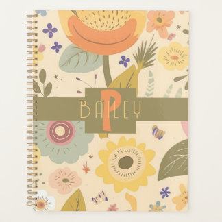 Retro Boho gepersonaliseerd Planner