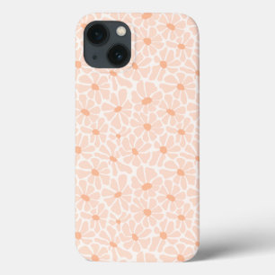 Retro Boho Groovy Bloemen Telefoon Case