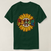 Retro Boho Hippie Kindness Vibe Leraar Te T-shirt (Design voorkant)