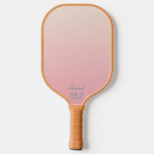 Retro Boho kleuren Nana gepersonaliseerd Pickleball Paddle (Achterkant)