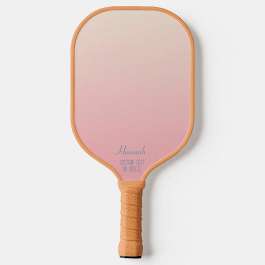 Retro Boho kleuren Nana gepersonaliseerd Pickleball Paddle (Achterkant)