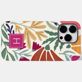 Retro Boho Kleurrijke Bloemen Eenvoudig Chique Mon Case-Mate iPhone Case (Achterkant (horizontaal))