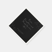 Retro Boho Love Laughter and Gelukkig Ever After Servet (Hoek)