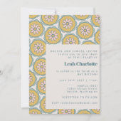Retro Boho Mandala Floral Pastel Bat Mitzvah Kaart (Voorkant)