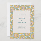 Retro Boho Mandala Floral Pastel Minimalist Save The Date (Voorkant)