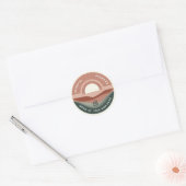 Retro Boho Mindful Moments Sticker - Groei In Je E (Envelop)