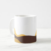 Retro Boho Moon Koffiemok (Voorkant links)