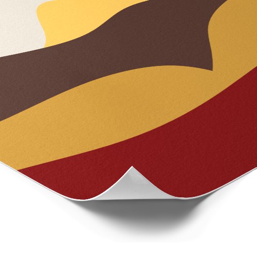 Retro Boho Moon Poster (Hoek)