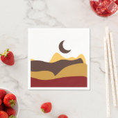 Retro Boho Moon Servet (Insitu)