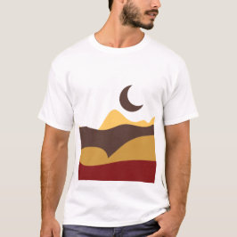 Retro Boho Moon T-shirt
