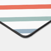 Retro Boho Multi Color Lines Bureaumat (Hoek)