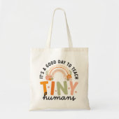 Retro Boho Preschool Leraar Quote Tote Bag (Voorkant)