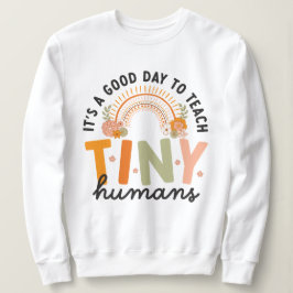 Retro Boho Preschool Leraar Quote Trui