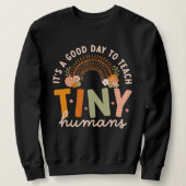 Retro Boho Preschool Leraar Quote Trui (Design voorkant)