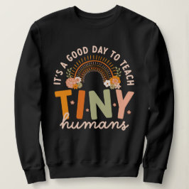 Retro Boho Preschool Leraar Quote Trui