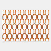 Retro Boho Rainbow Pattern 60s 70s 70s Inpakpapier Vel (Voorkant 2)