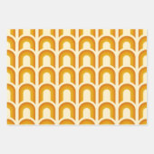 Retro Boho Rainbow Pattern 60s 70s 70s Inpakpapier Vel (Voorkant)