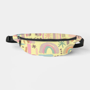 Retro Boho Regenboog Heuptasje