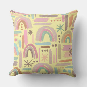 Retro Boho Regenboog Kussensloop Kussen