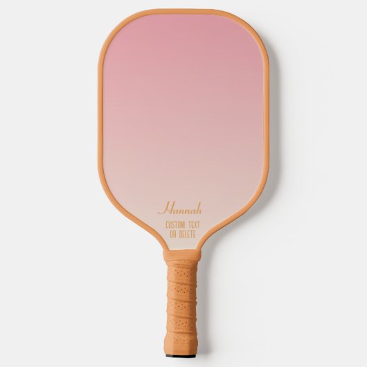 Retro Boho Regenboog Oma gepersonaliseerd Pickleball Paddle (Achterkant)