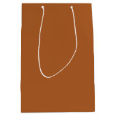Retro Boho Rust Brown Medium Cadeauzakje (Voorkant)