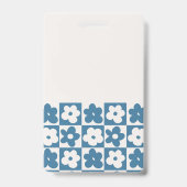 retro boho schattig rustiek badge (Achterkant)