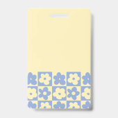 retro boho schattig rustiek badge (Achterkant)