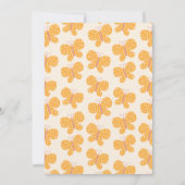 Retro Boho Schattige Vlinder Kinder 1e Verjaardag Kaart (Achterkant)