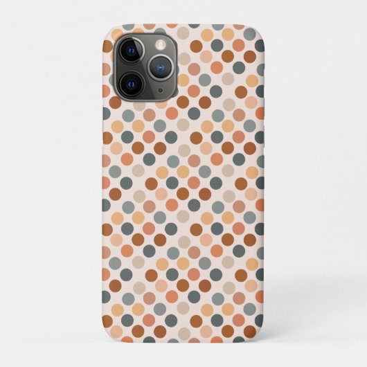 Retro Boho Stippen Neutraal Case-Mate iPhone Case (Achterkant)
